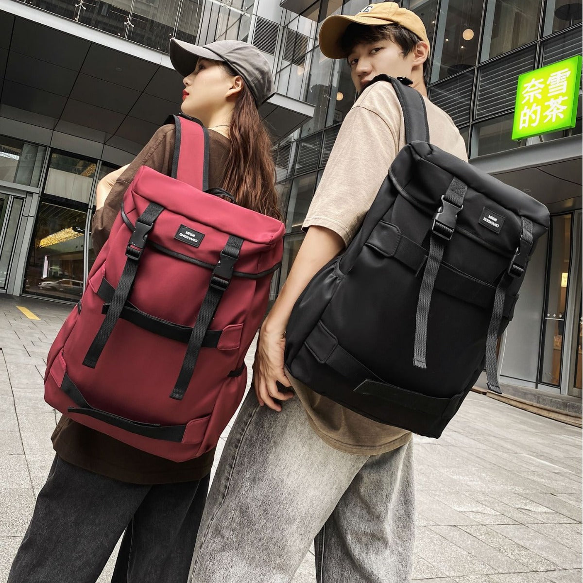 New Multi-functional Street Trendy Outdoor Backpack, Fashion Casual Travel Backpack for Men and Women