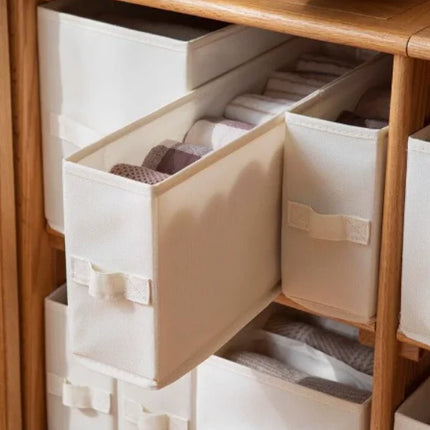 Foldable Clothes Storage Box Wardrobe Organizer Underwear Socks Storage Basket