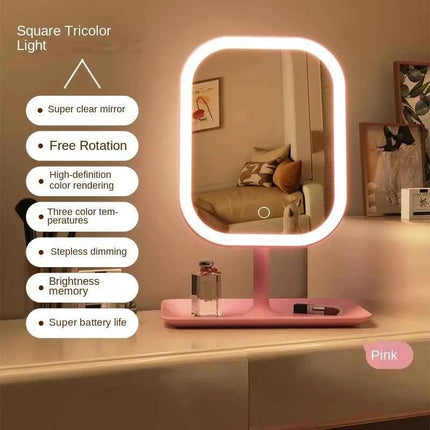 LED Vanity Makeup Mirror with 3 Color Lighting Touch Control