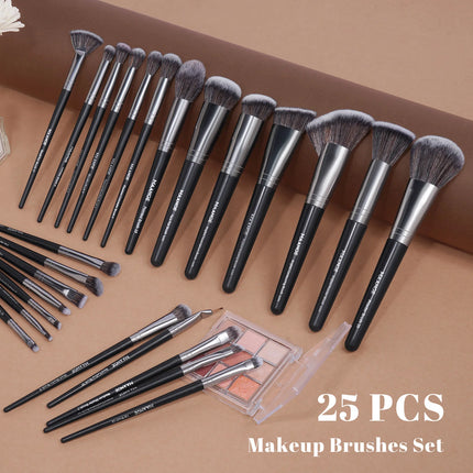 Velora Beauty 25pcs Makeup Brush Gift Set Foundation Eyeshadow Contour Concealer Kit