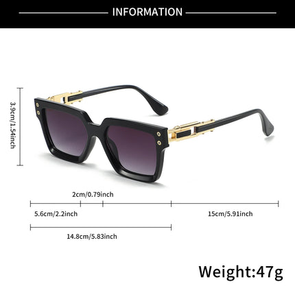 Retro Y2K Unisex Sunglasses with UV Protection