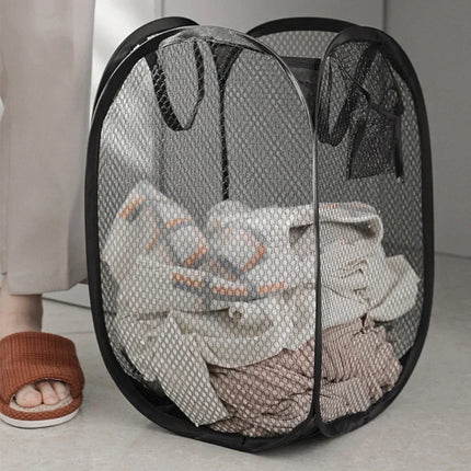 AirFold Laundry Basket Foldable Ventilated Large Capacity Portable Clothes Storage Bin