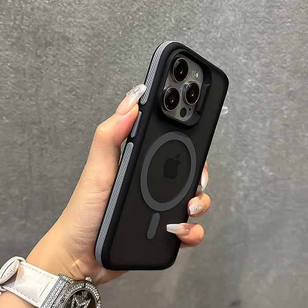 Shockproof Color Bumper Armor For Magsafe Case For iPhone 16 15 14 Plus 13 12 11 Pro Max Hybrid Wireless Charge Clear Cover