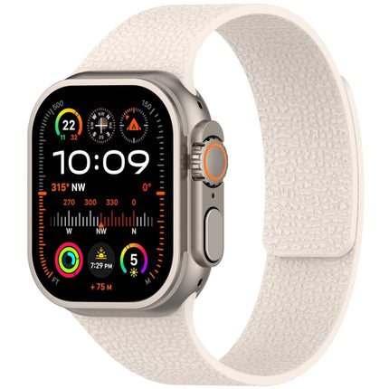 Apple Watch magnetic silicone strap band by OKEYWOW for 40mm to 49mm Series 8, Ultra, SE, and Ultra 3/2, adjustable and stylish.