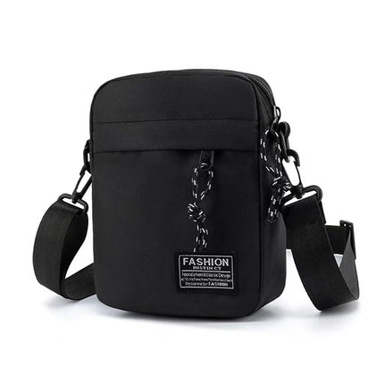 Men’s nylon shoulder bag by OKEYWOW featuring a single strap, ideal for daily use and casual crossbody style.