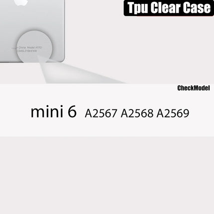 Clear iPad Case with Pencil Holder Pro 11 12.9 10.5 9.7 Mini 6 Air 5 4 TPU Cover