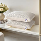 OKEYWOW hotel cervical support pillow for comfortable sleep, ideal for home or dormitory use, featuring ergonomic design for neck relief.