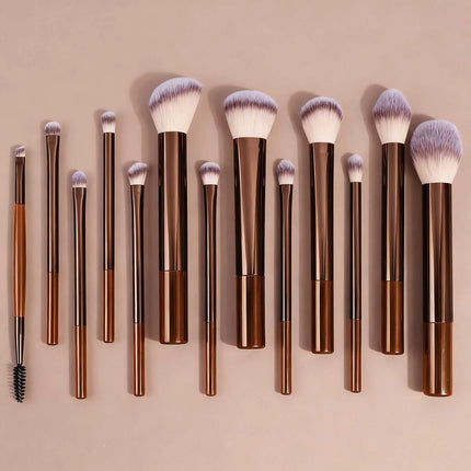 ProBlend 13-Piece Professional Makeup Brush Set for Face & Eyes