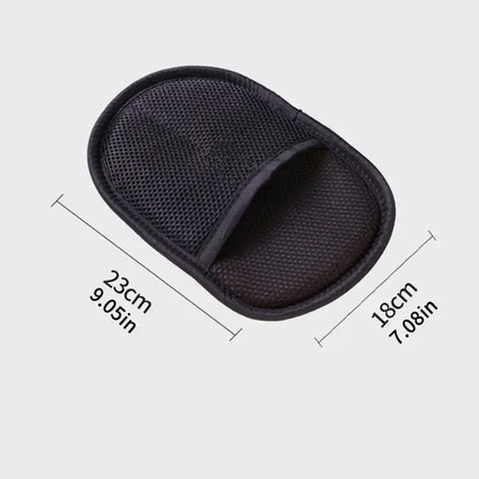 VelvetDrive Plush Car Wash Glove Thick Microfiber Wax Polishing Mitt Auto Care