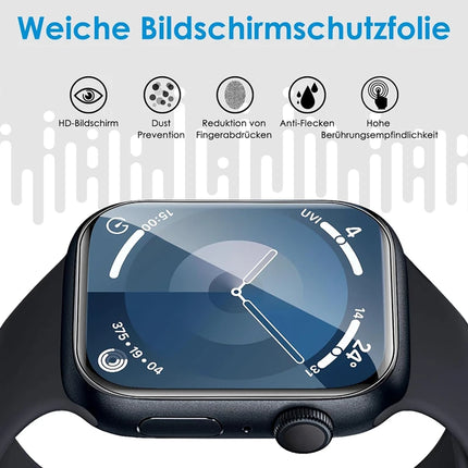 OKEYWOW Apple Watch Hydrogel Screen Protector 5-pack for Series 10–5, SE, Ultra, 44mm, 40mm, 38mm, 45mm, 49mm models