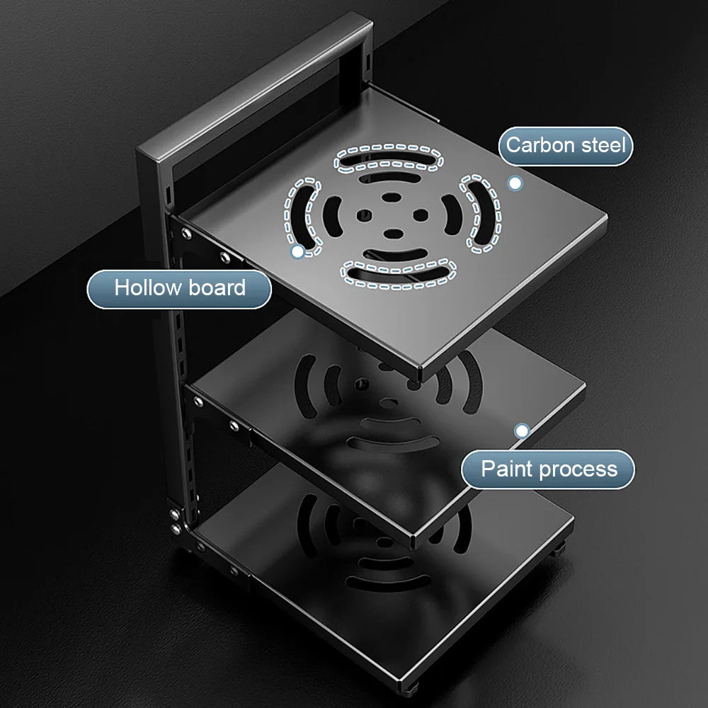 Lifeideas Multi Tier Adjustable Kitchen Pot Rack Organizer