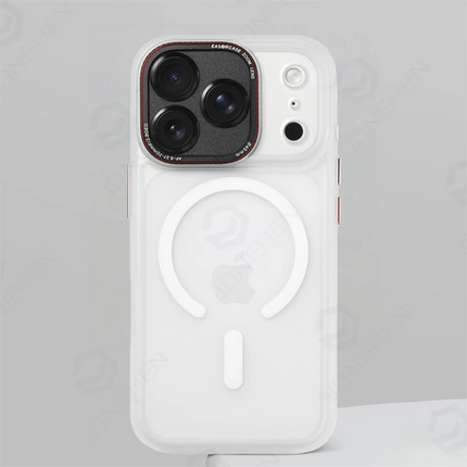 Matte Transparent MagSafe Case for iPhone 17/16/15/14/13 Pro Max Shockproof Bumper Cover