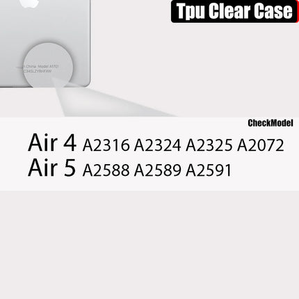 Clear iPad Case with Pencil Holder Pro 11 12.9 10.5 9.7 Mini 6 Air 5 4 TPU Cover