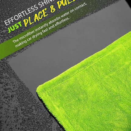 AutoDry 1000GSM Microfiber Car Towel 60x120cm Ultra Absorbent Scratch Free Drying Cloth