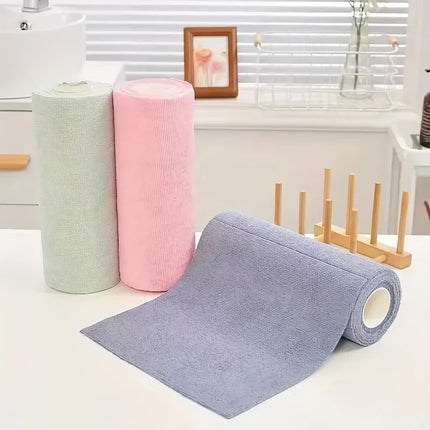 CleanWipe Microfiber Kitchen Cleaning Cloth Roll