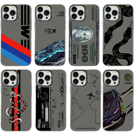 OKEYWOW shockproof iPhone case for models 11 to 16, laser-designed PC and TPU material, provides durable protection.