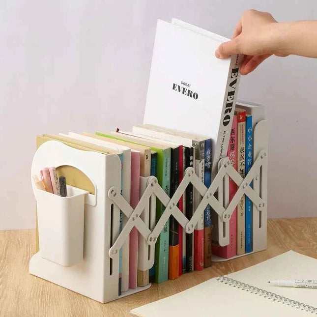 Adjustable Desktop Bookends & Bookshelf Organiser