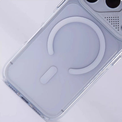LumiMag Clear Case for iPhone 17 Pro Max/17 Pro MagSafe Metal Lens Protection Hard Cover