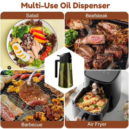 Oil Sprayer Bottle 470ml for Cooking & Air Fryer