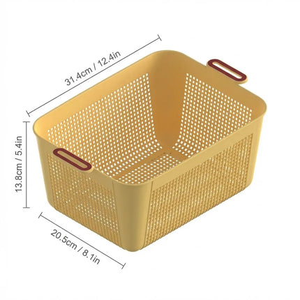 StackEase Plastic Storage Basket for Bedroom & Wardrobe