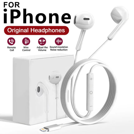 Original Wired In-Ear Earphones for iPhone, iPad & Type-C Devices