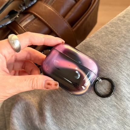 Gradient Shockproof AirPods Case with Hook Protective Earphone Cover