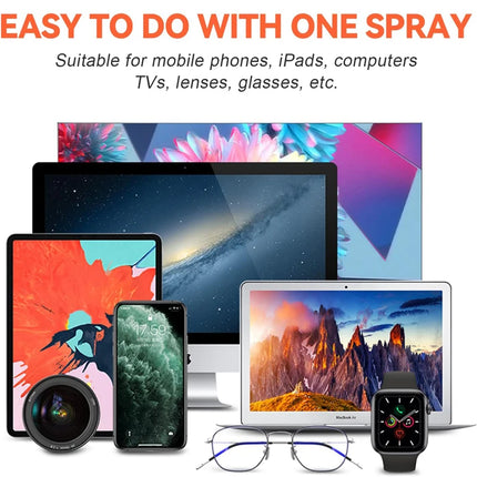 CleanMist 2 in 1 Screen Cleaner Spray with Microfiber Cloth for Phone Tablet Laptop