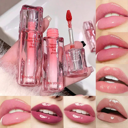 Velora Beauty 6pcs Lip Gloss Set Moisturising Mirror Effect Non Greasy Long Lasting Liquid Lipstick