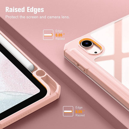 Smart PU iPad Case for Air 4/5/10th Gen/Pro 11/12.9/10.2/10.5 Transparent Cover
