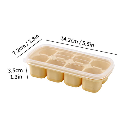 IceFlex Silicone Ice Cube Tray with Lid for Drinks & Whisky