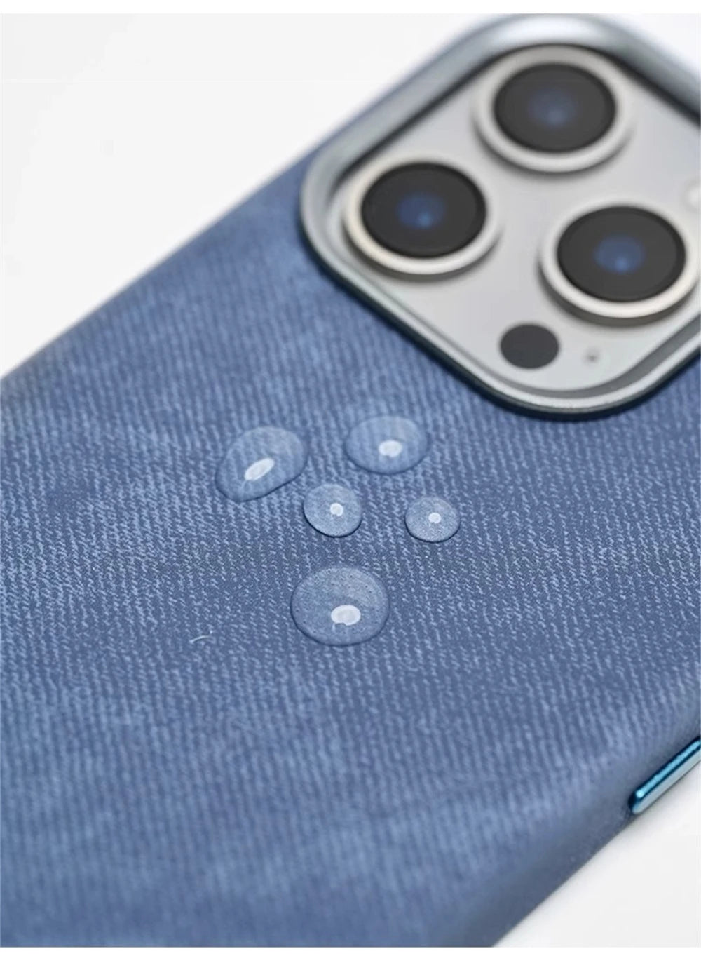 Luxury Fiber Leather Shockproof Case for iPhone 12–17 Series (Pro/Pro Max/Plus) – MagSafe Magnetic Wireless Charging Back Cover