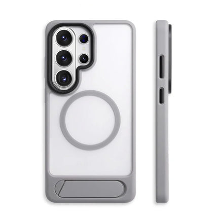NovaStand Magnetic Armor Case for Samsung Galaxy S26 Ultra / S26+ / S25 Matte Shockproof Cover