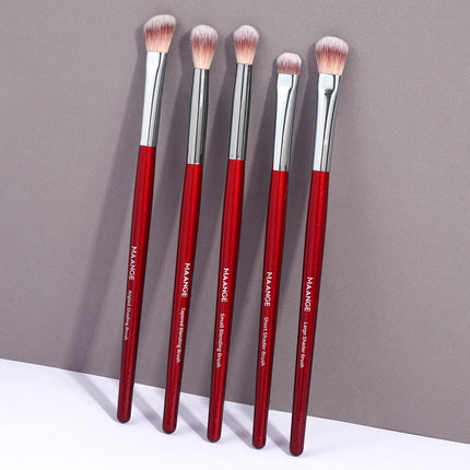 Velora Beauty 5pcs Eyeshadow Brush Set Concealer Shader Soft Bristles Makeup Tools