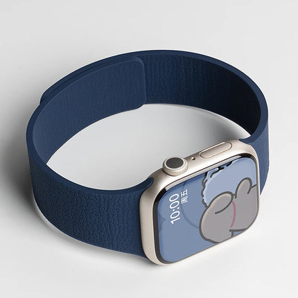 OKEYWOW Apple Watch magnetic silicone strap band for Series 11-8 SE Ultra 3/2, adjustable, fits 40mm to 49mm sizes
