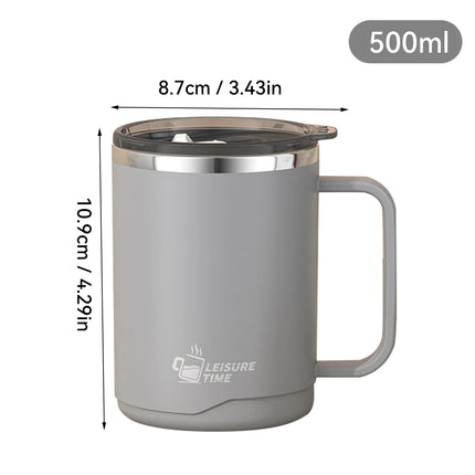 ThermoSip Double Wall Stainless Steel Insulated Coffee Mug