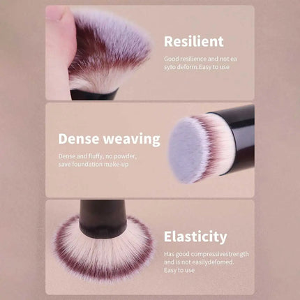 ProBlend 2-Piece Dual-Ended Makeup Brush Set for Face & Eyes