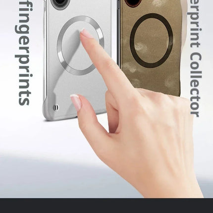 Samsung Ultra Thin Magnetic PC Shockproof Cooling Cover for S22/S23/S24/S25 Ultra Plus, lightweight protective phone case by OKEYWOW.