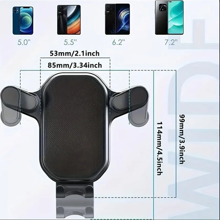 DriveGrip Car Air Vent Phone Holder for 4.7–6.7 Inch Smartphones