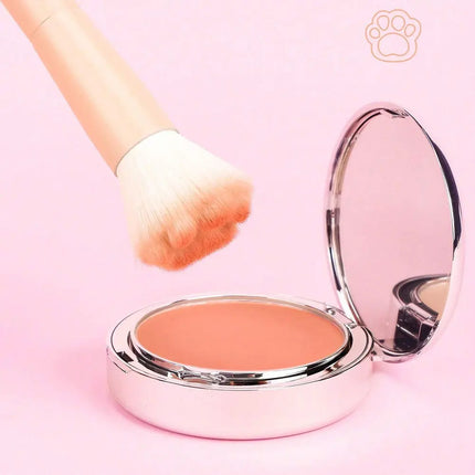 CatPaw Blush Makeup Brush with Storage Case
