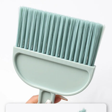 MiniClean Broom Dustpan Set Kids Desktop Pet Cleaning Compact Sweep Kit