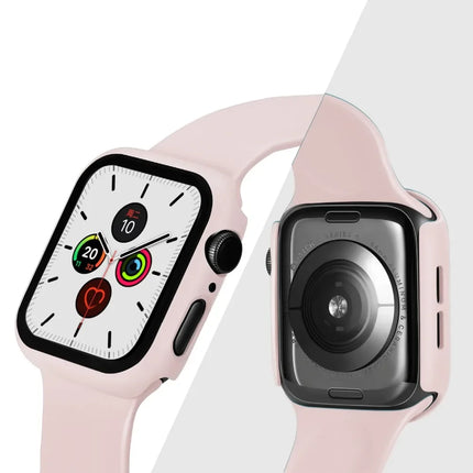 WatchGuard Glass Case for Apple Watch Ultra 2/Series 9/8/7/6/SE 41mm–49mm Screen Protector Cover