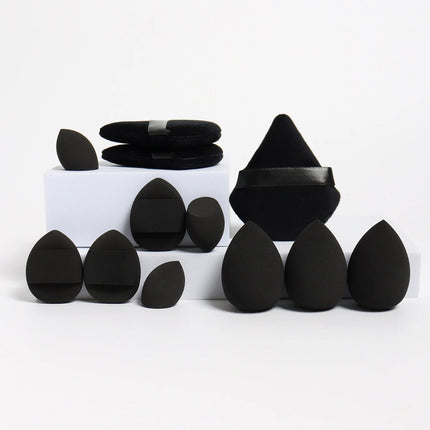 Velvet Cloud 12 Piece Makeup Sponge Set Powder Puffs Mini Cushion Eggs Beauty Blenders
