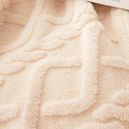 CloudSoft Coral Fleece Blanket Lightweight Sofa Bed Nap Throw Cover