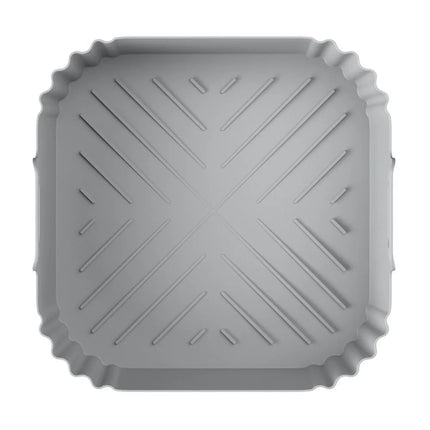 22.5cm Silicone Air Fryer Liners Reusable Non-Stick Basket for Ninja AF181 AF180 AF141 AF140 Compatible with 5-8QT Air Fryers