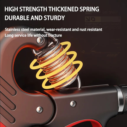 PowerGrip Adjustable Hand Strength Trainer 5–60kg Resistance
