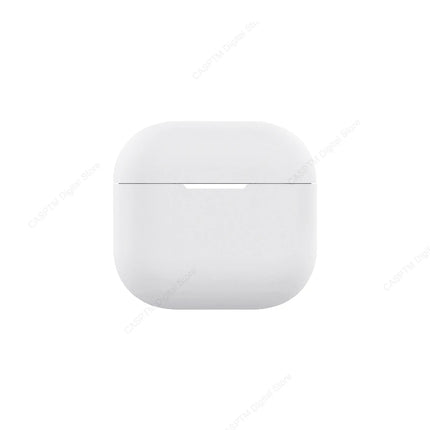 OKEYWOW AirPods 4th Gen silicone protective case, durable cover for AirPods 4, showing the sleek black design and snug fit