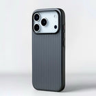 MagSafe 3D Stripe Phone Case iPhone 17–14 Pro Max Shockproof Matte Wireless Charge Cover