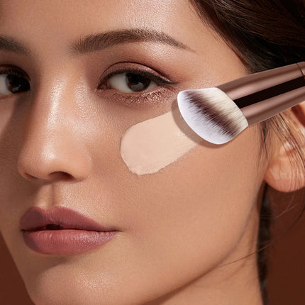 Velora Beauty Angled Foundation Brush Concealer Blending Liquid Cream Dense Makeup Tool