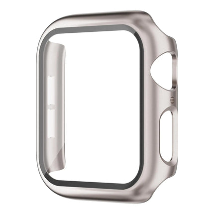 Apple Watch Tempered Glass Case for Series 3–10 & SE (38–46mm) Protective Cover