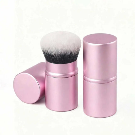 GlowTouch Retractable Makeup Brush for Powder, Blush & Foundation